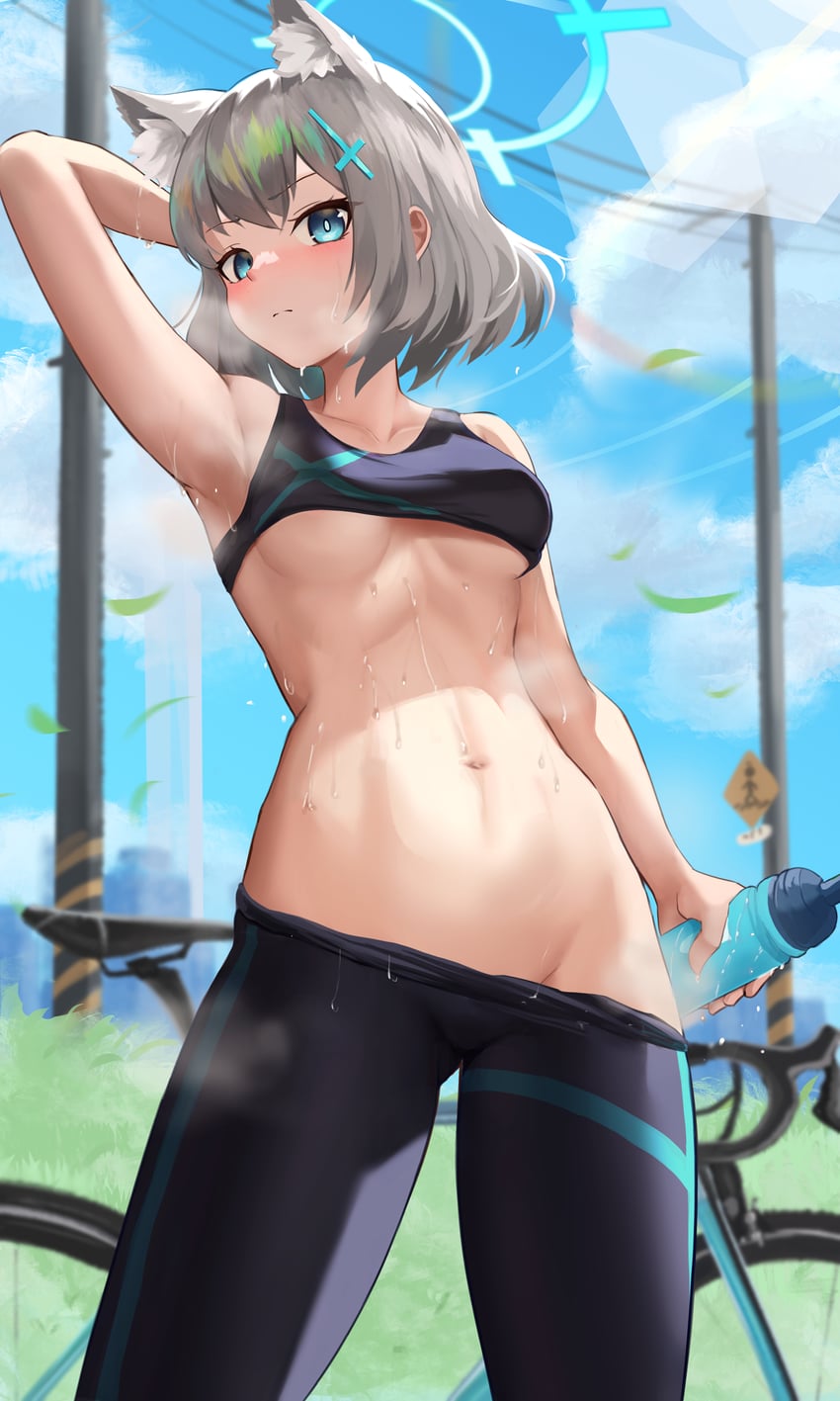 shiroko (blue archive) drawn by kareya_(jixo95821699)