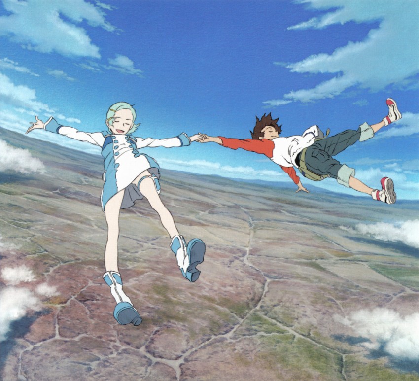 eureka and renton thurston (eureka seven) drawn by yoshida_ken'ichi
