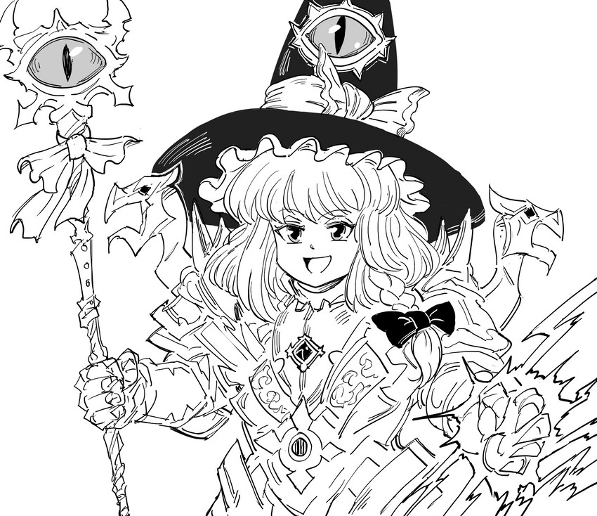 kirisame marisa (touhou and 1 more) drawn by bb_(baalbuddy)