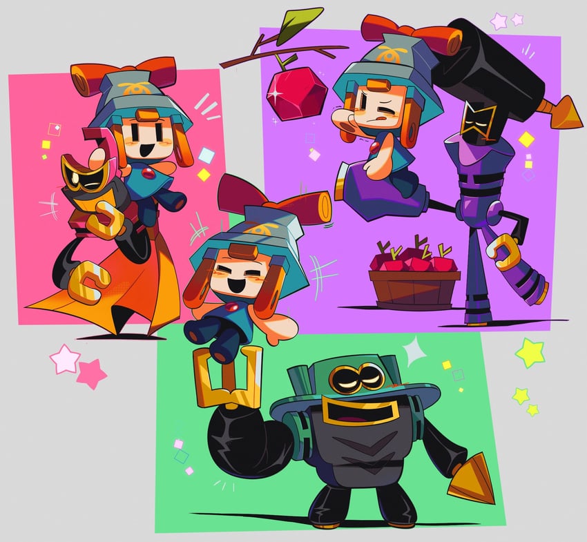 connie, ten, shun, and ecks (mario and 2 more) drawn by petzcatz2