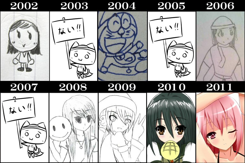 shana and doraemon (shakugan no shana and 1 more) drawn by ppshex