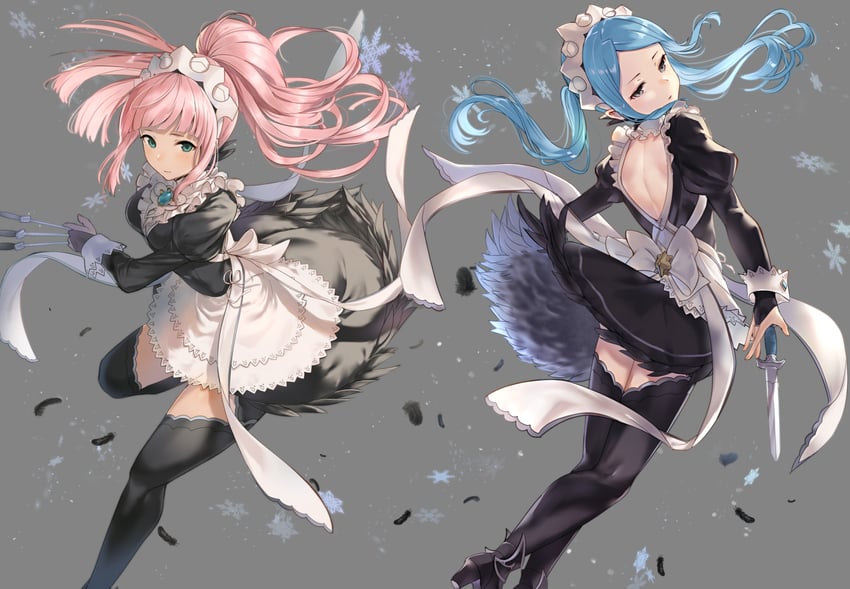 felicia and flora (fire emblem and 1 more) drawn by haru_(nakajou-28)