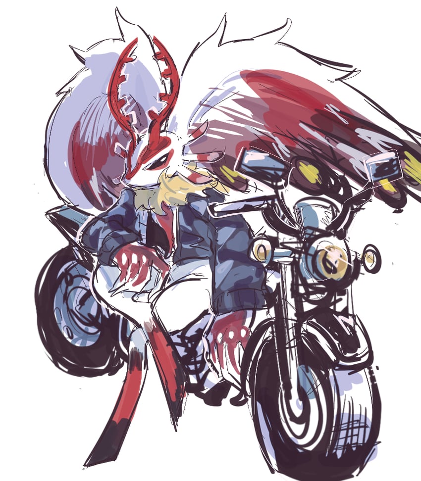 fecto elfilis and chaos elfilis (kirby and 1 more) drawn by inkyo_sosui