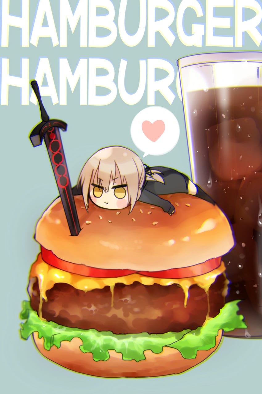 artoria pendragon and saber alter (fate and 1 more) drawn by danimaru