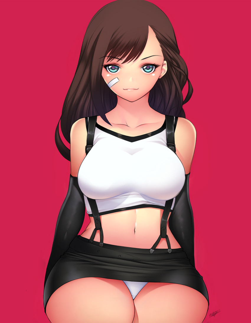 tifa lockhart (final fantasy and 1 more) drawn by juan_romero