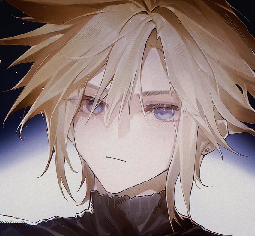 cloud strife (final fantasy and 1 more) drawn by liyln02617464