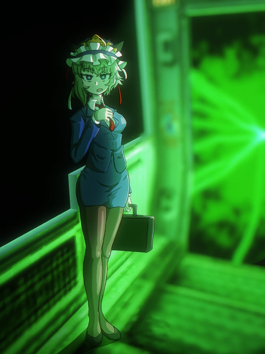 shiki eiki and g-man (touhou and 2 more) drawn by sleepymoon