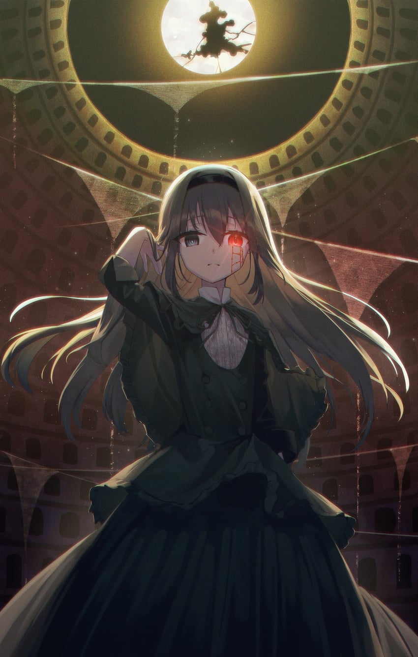 akemi homura and homulilly (mahou shoujo madoka magica and 1 more) drawn by moon_(restire)