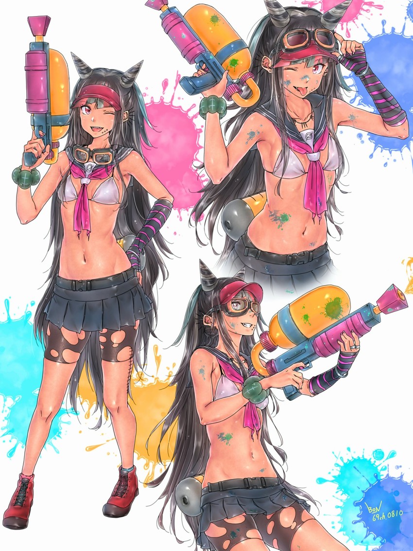 mioda ibuki (danganronpa and 1 more) drawn by mioda_69ch