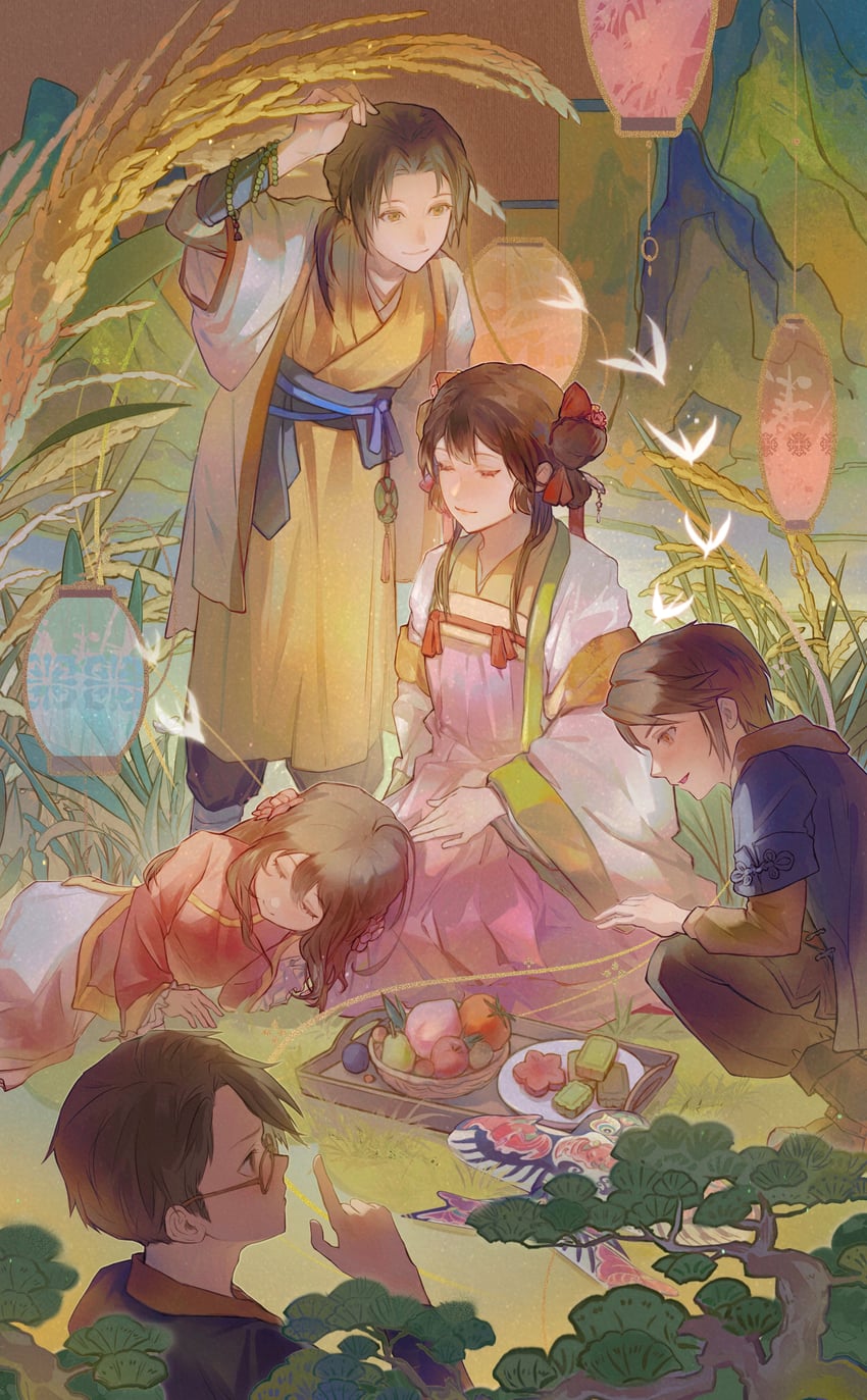 taiwan, hong kong, china, and macau (axis powers hetalia) drawn by shiragon