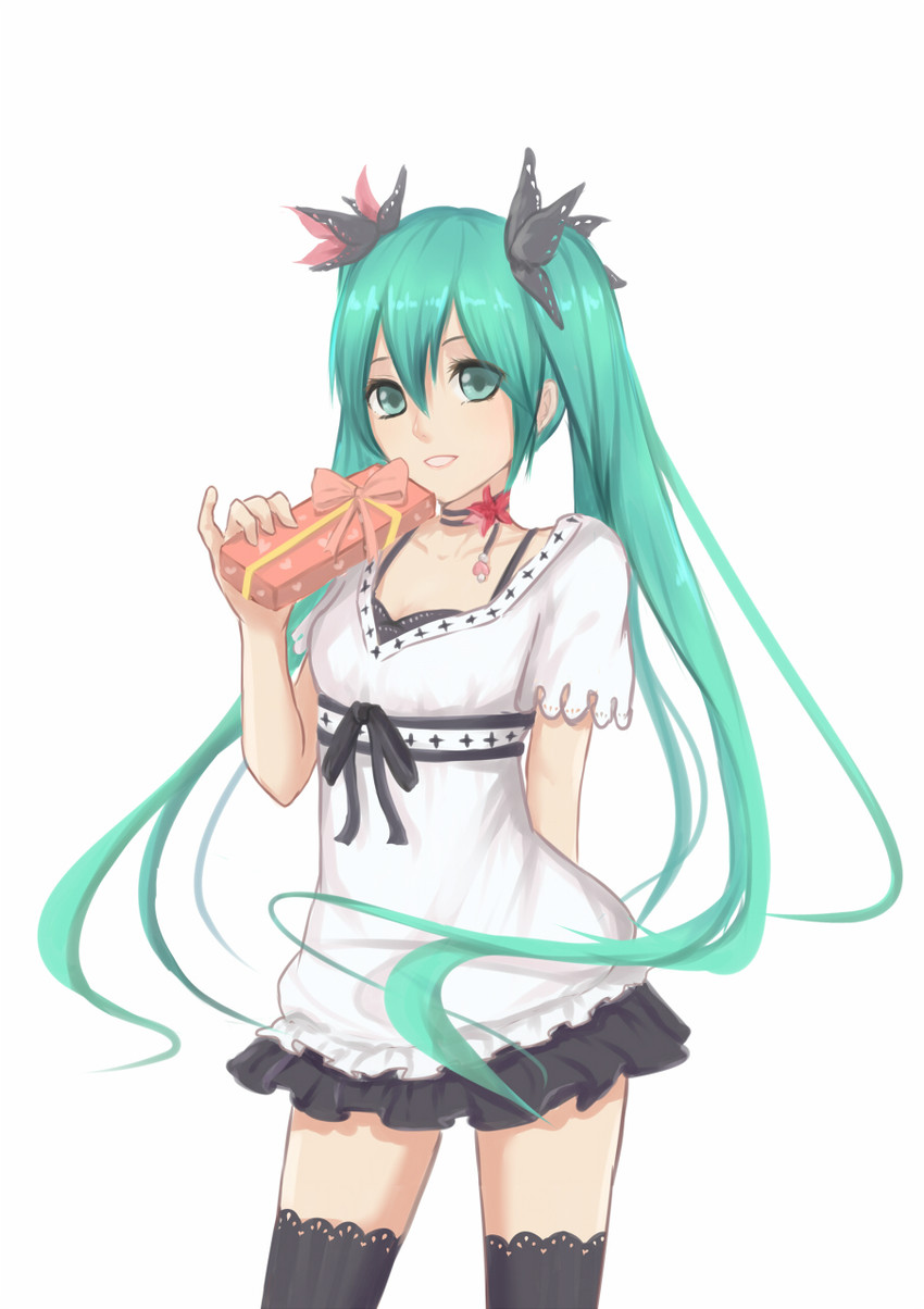 hatsune miku (vocaloid and 1 more) drawn by itachi_kanade