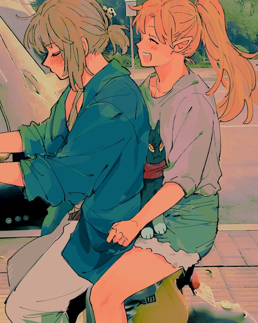 marcille donato, falin touden, and izutsumi (dungeon meshi) drawn by hmri_fe