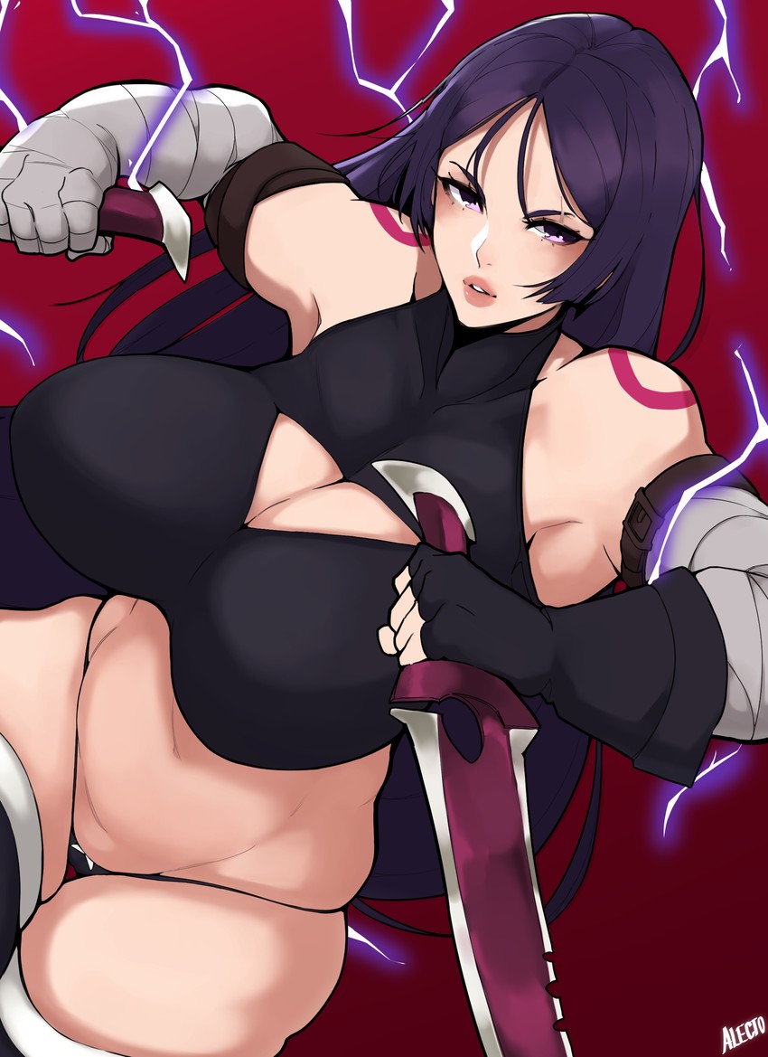 minamoto no raikou and jack the ripper (fate and 2 more) drawn by alecto_0