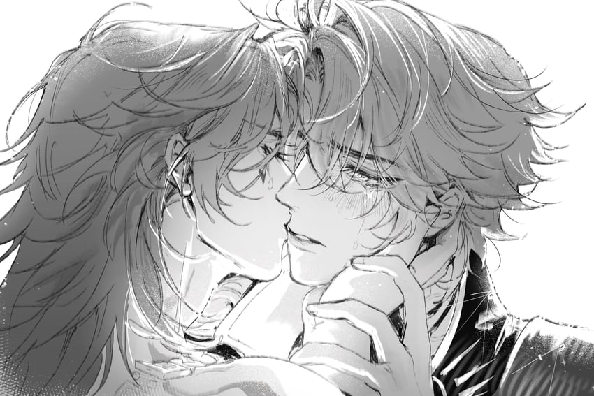 phainon and mydei (honkai and 1 more) drawn by astercatto