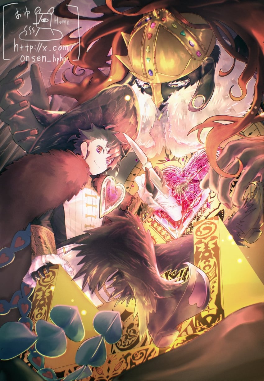 ichi and king uroro (madan no ichi) drawn by onsen_hphp