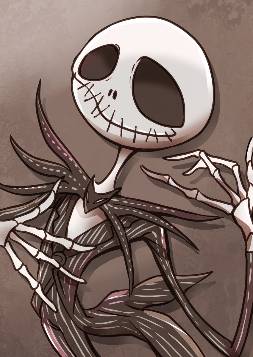 jack skellington (the nightmare before christmas) drawn by joh