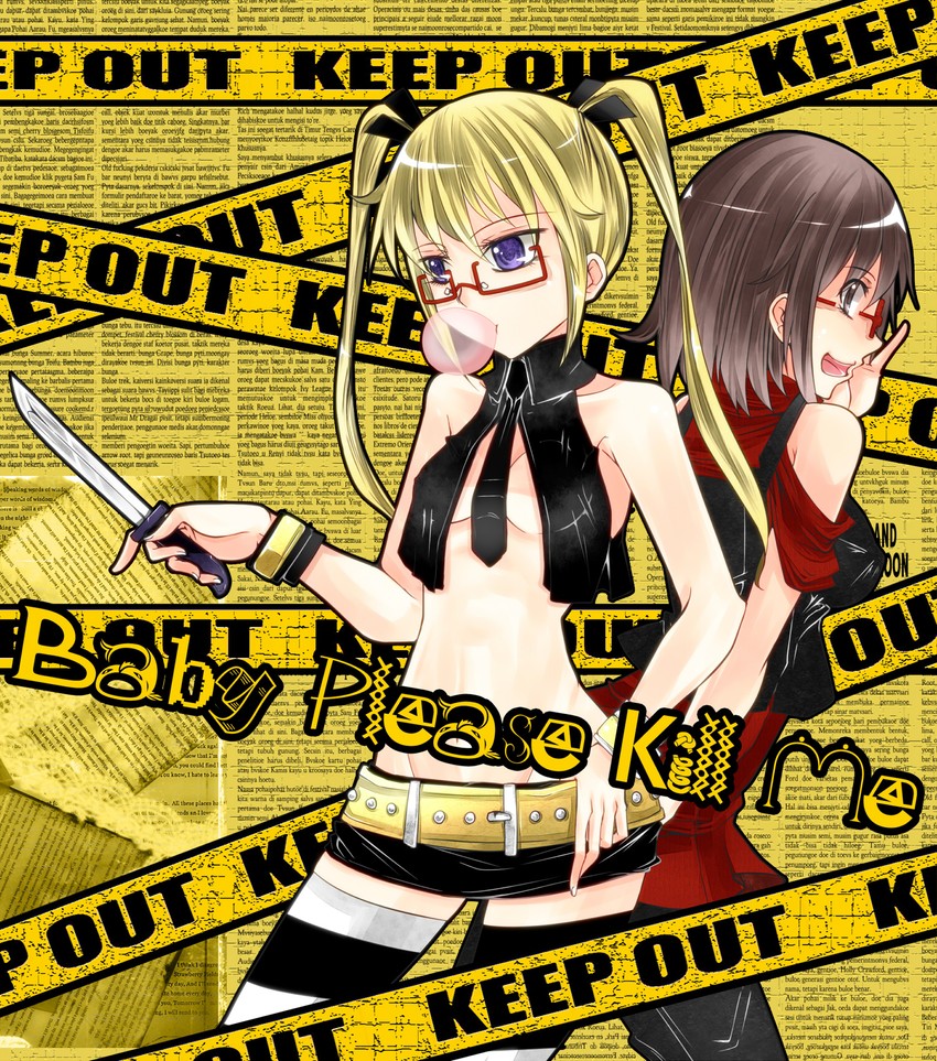sonya and oribe yasuna (kill me baby) drawn by aoshima