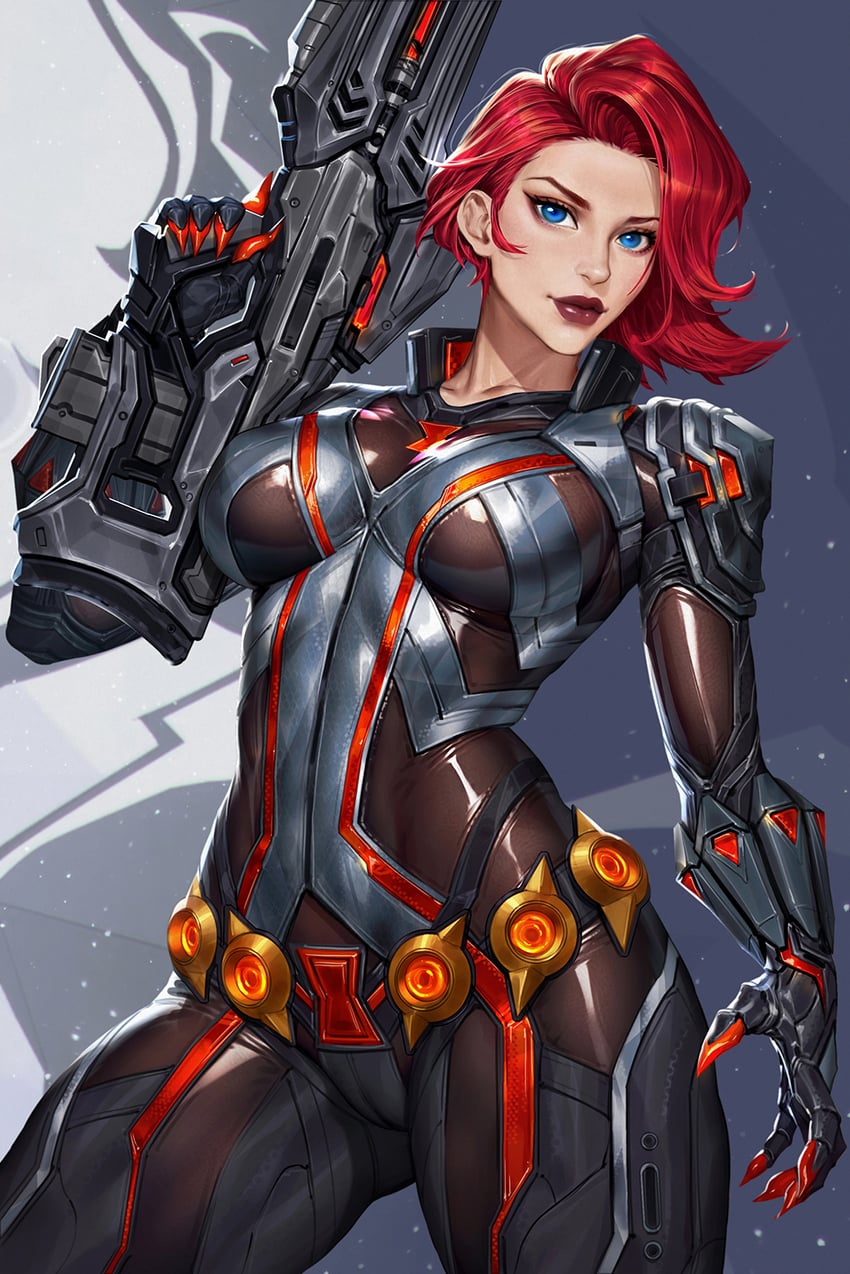 black widow and natasha romanoff (marvel and 2 more) drawn by neoartcore