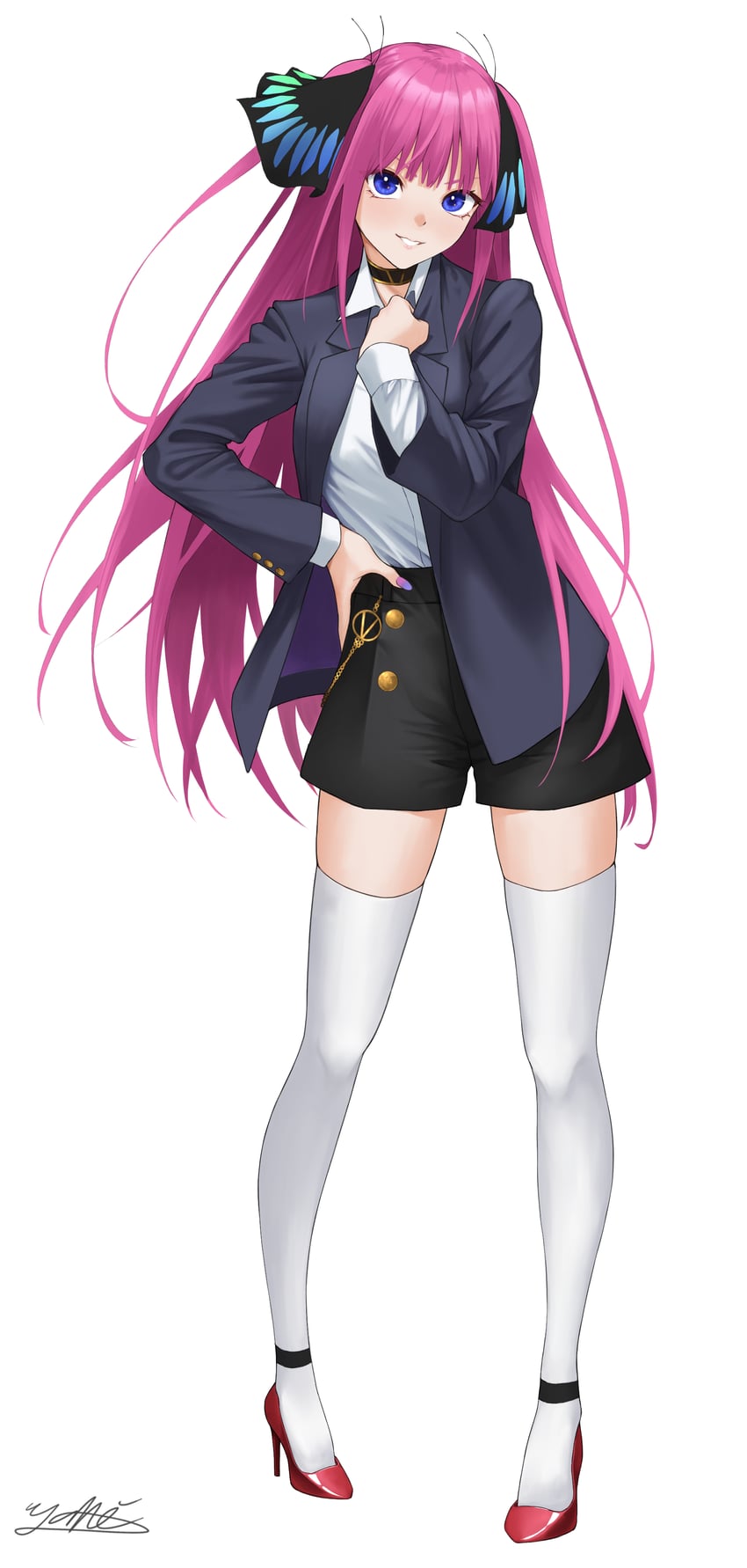 nakano nino (go-toubun no hanayome) drawn by yuhi_(yuhi_atb26)