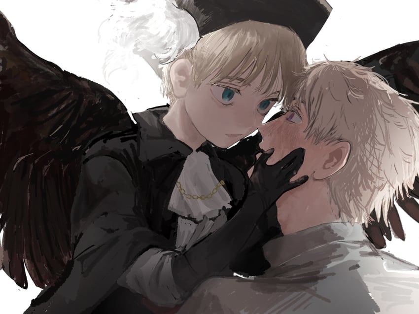 prussia and holy roman empire (axis powers hetalia) drawn by qr16c