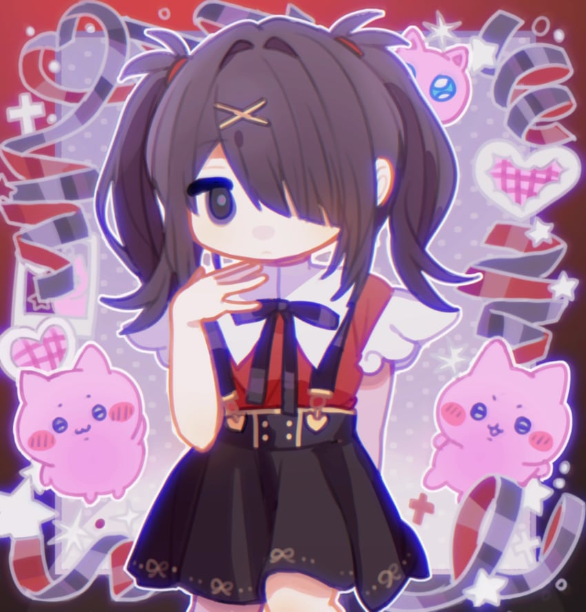 ame-chan and pien cat (needy girl overdose) drawn by xiao_xin_wei_fu