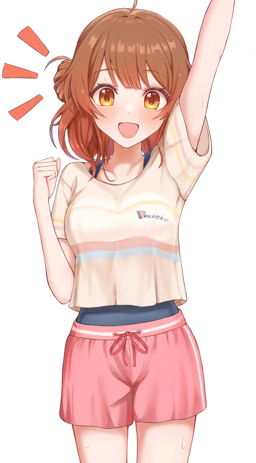 hanami ume (idolmaster and 1 more) drawn by onemuikun-b