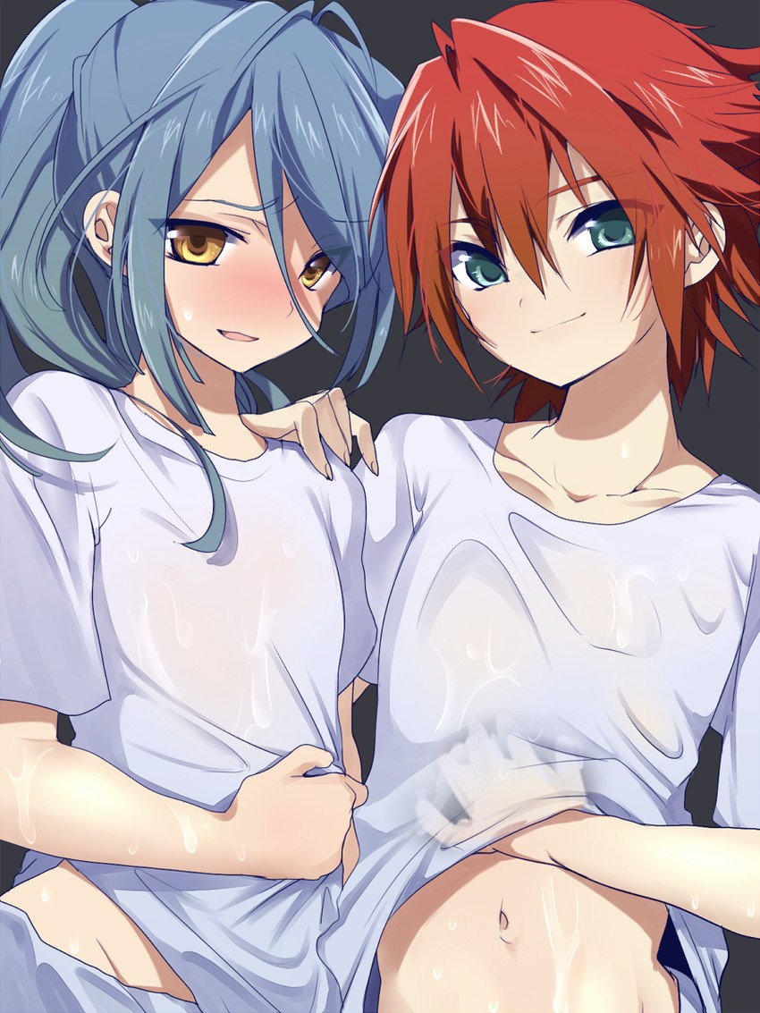 kazemaru ichirouta and kiyama hiroto (inazuma eleven) drawn by mataro_(matarou)