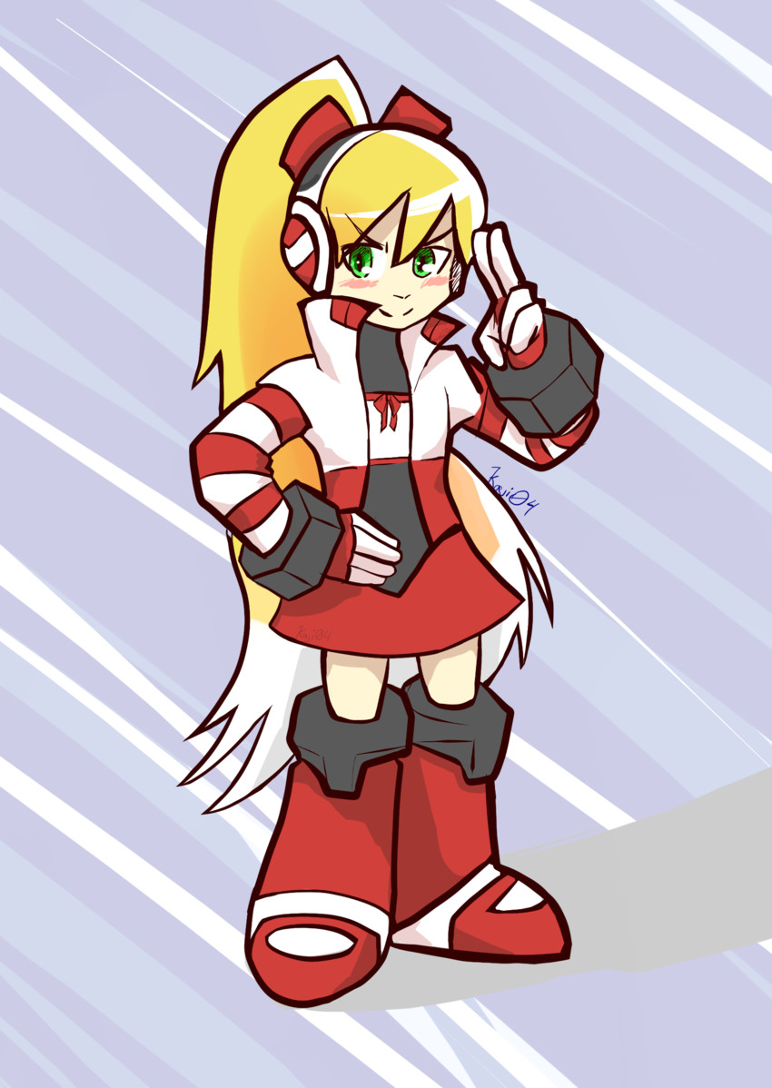 call and call f (mighty no. 9) drawn by kaji_(kaji404)