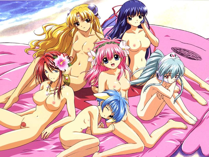 milfeulle sakuraba, mint blancmanche, ranpha franboise, forte stollen, vanilla h, and 2 more (galaxy angel)