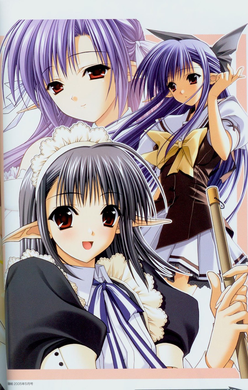nerine, sage, and ai (shuffle! and 1 more) drawn by suzuhira_hiro