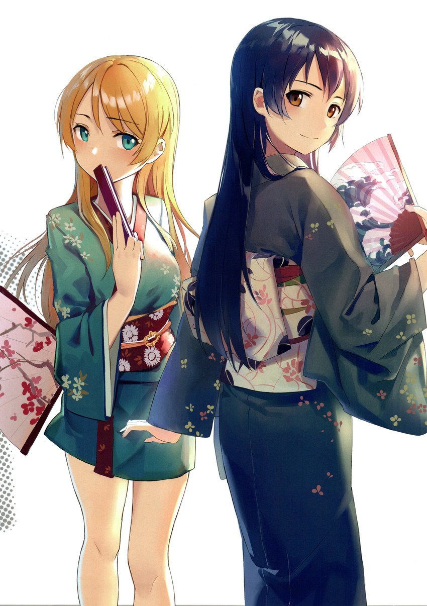 sonoda umi and ayase eli (love live! and 1 more) drawn by huanxiang_heitu