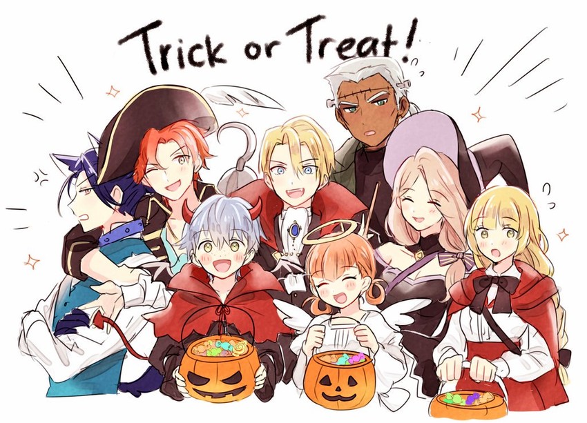 dimitri alexandre blaiddyd, ingrid brandl galatea, sylvain jose gautier, felix hugo fraldarius, mercedes von martritz, and 4 more (fire emblem and 1 more) drawn by dinikee