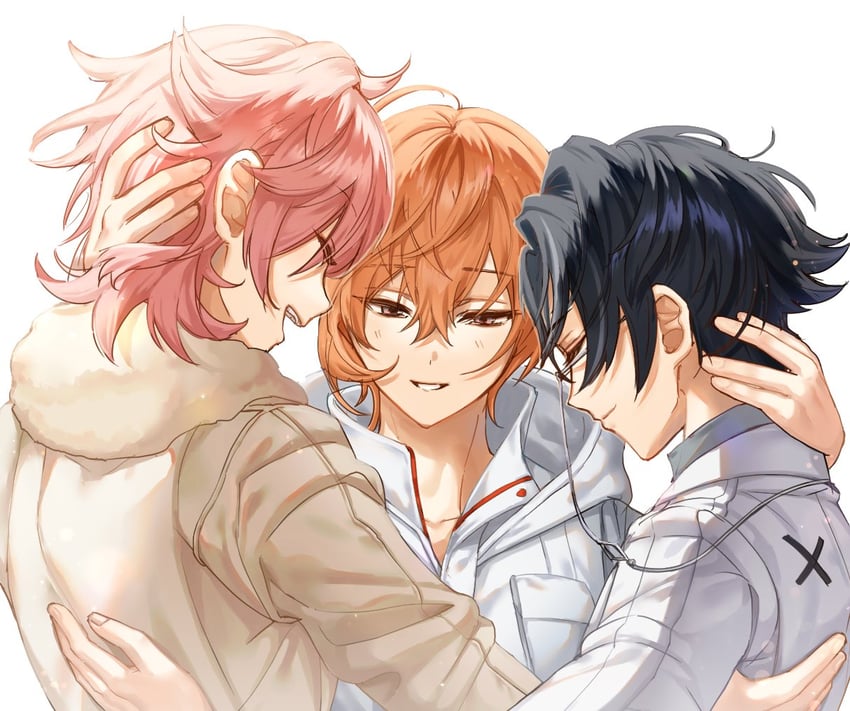 miyama kei, rokuta, and itsuki (paradox live) drawn by ywkvs