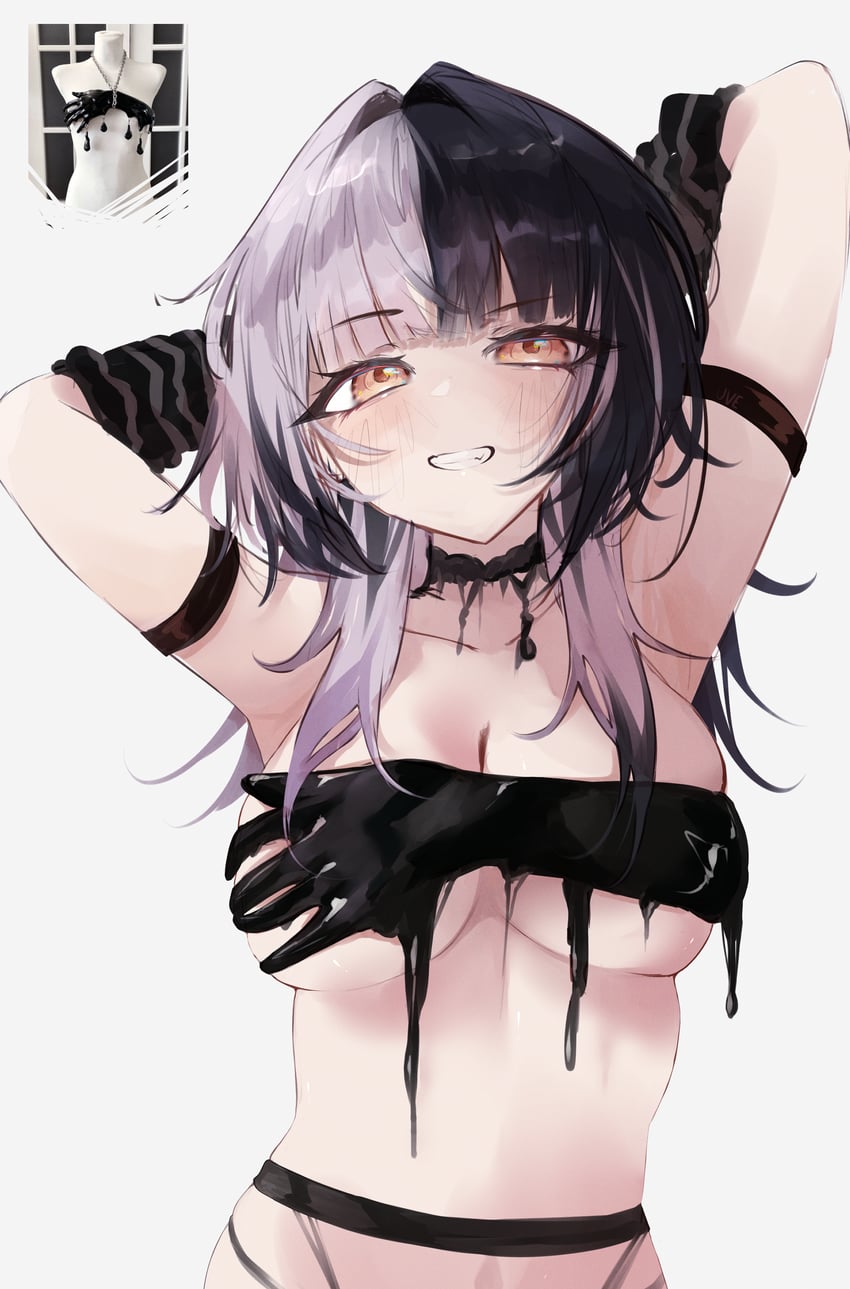 shiori novella (hololive and 1 more) drawn by uve