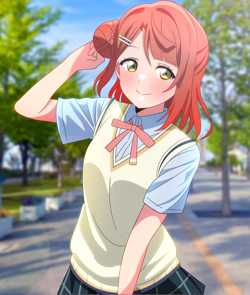 uehara ayumu (love live! and 1 more) drawn by shinonome_sakura