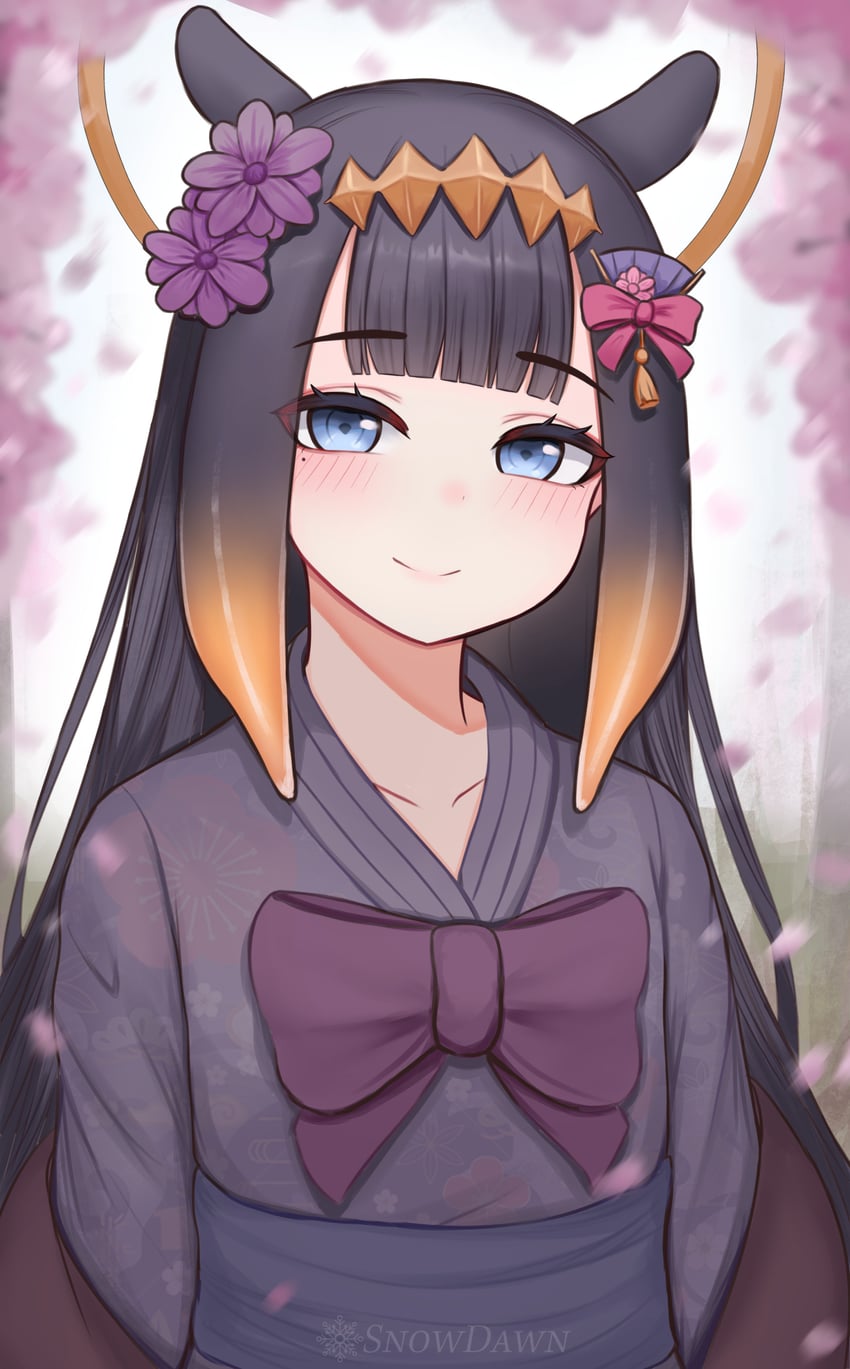 ninomae ina'nis (hololive and 1 more) drawn by snow_dusk