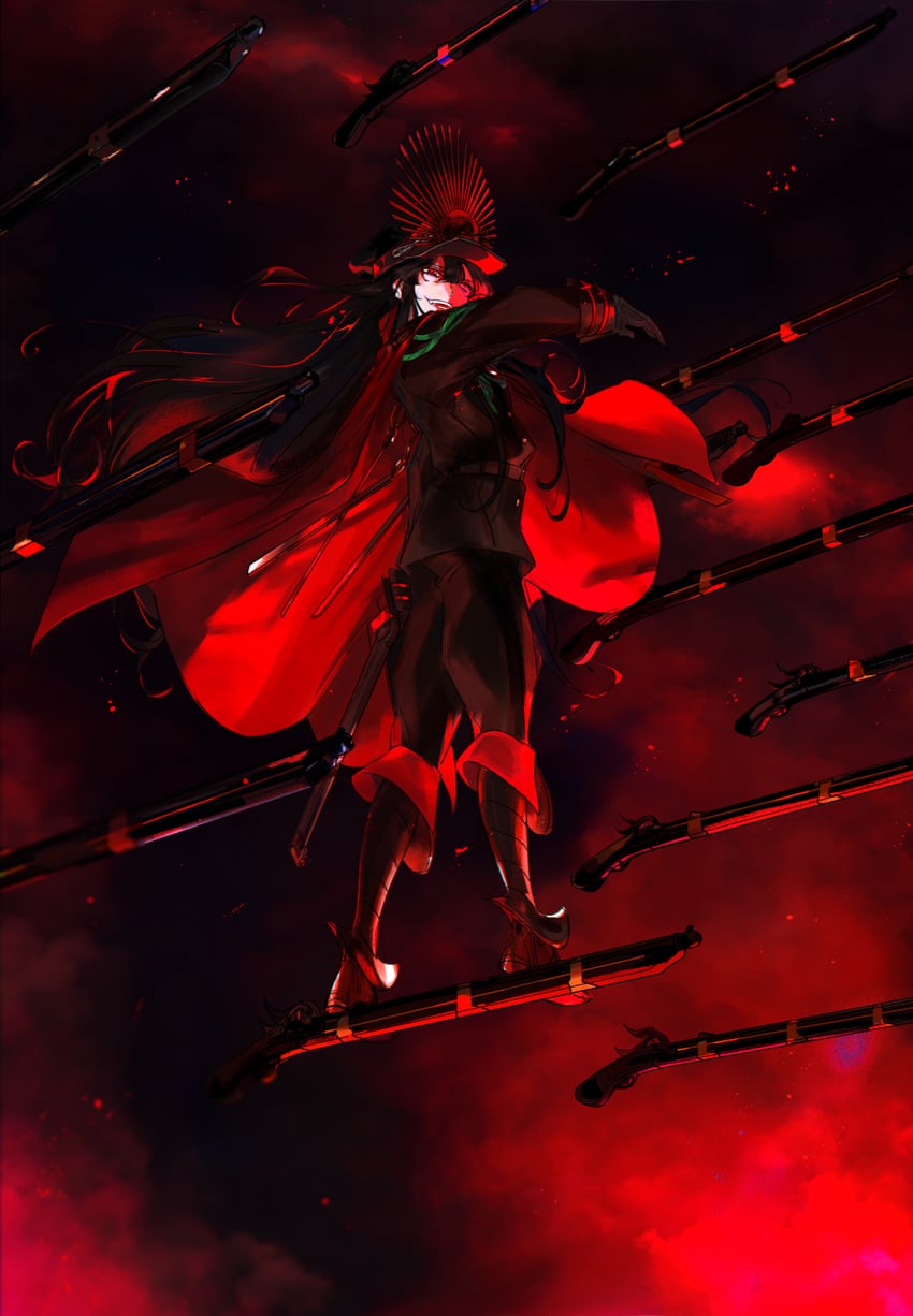 oda nobunaga (fate and 2 more) drawn by ddlcclia