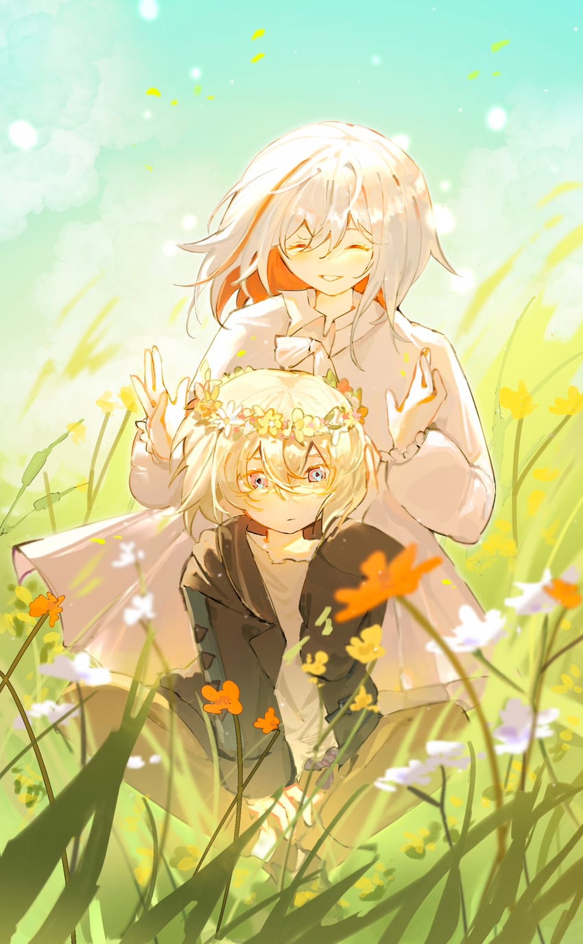 aventurine, topaz, and kakavasha (honkai and 1 more) drawn by yvet114514