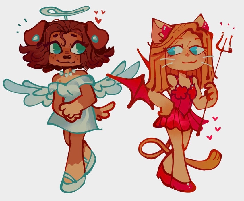 lps cat 339, brooke hayes, lps dachshund 675, and savannah reed (littlest pet shop and 1 more) drawn by astroeden