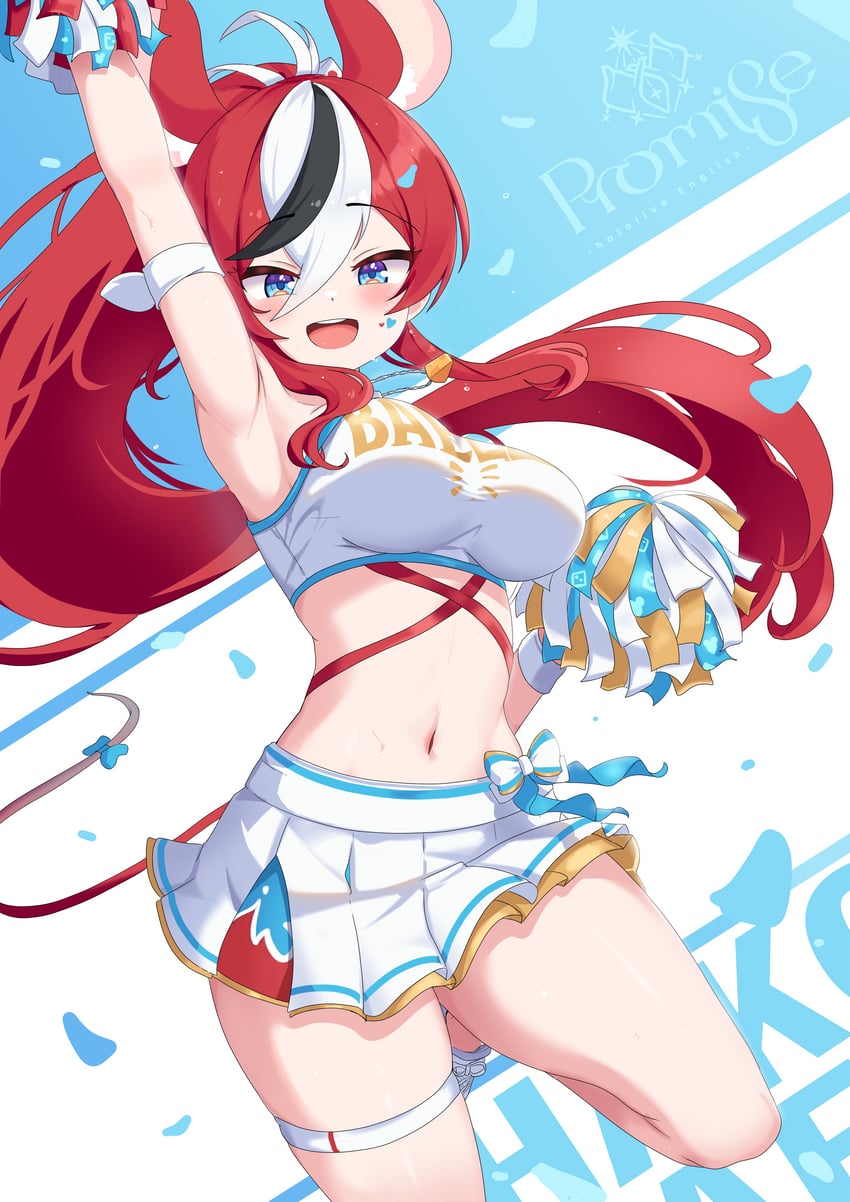 hakos baelz (hololive and 1 more) drawn by cafelittle