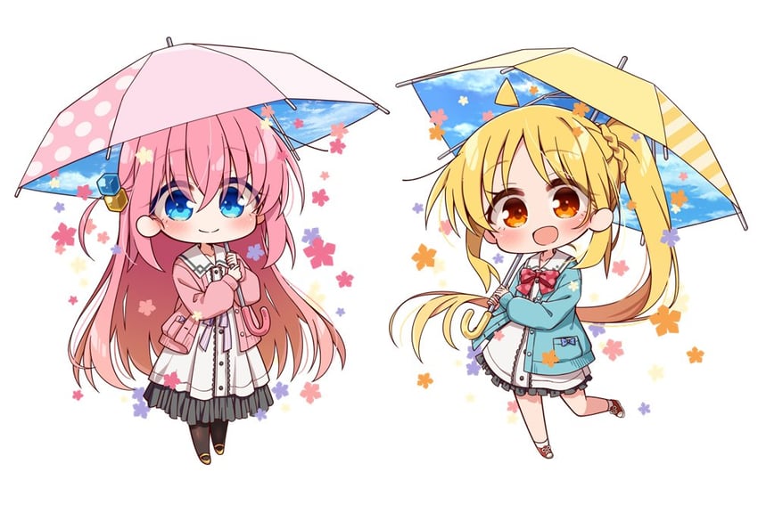 gotoh hitori and ijichi nijika (bocchi the rock!) drawn by chika_(06chimika13)