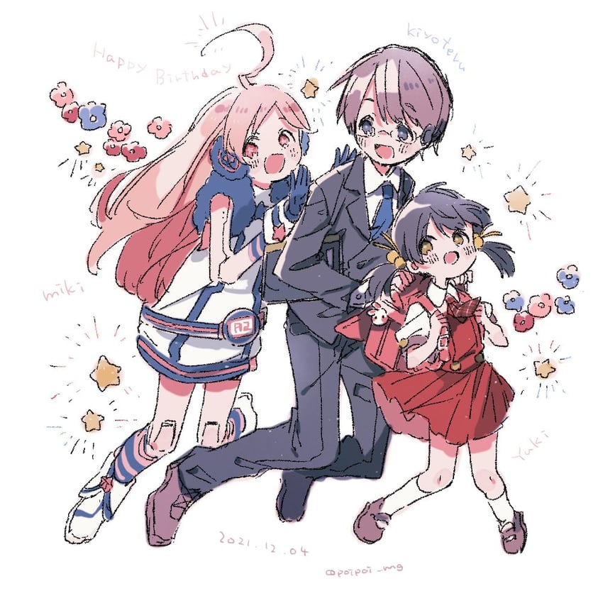 kaai yuki, sf-a2 miki, and hiyama kiyoteru (vocaloid and 1 more) drawn by hazime