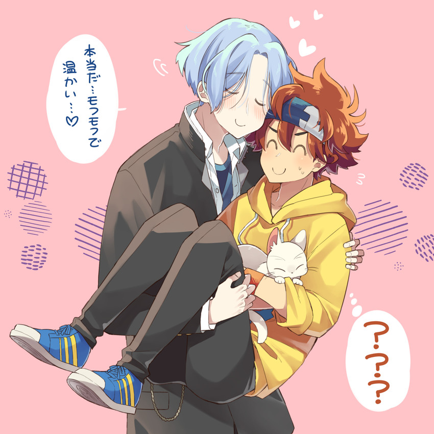 kyan reki and hasegawa langa (sk8 the infinity) drawn by uppi
