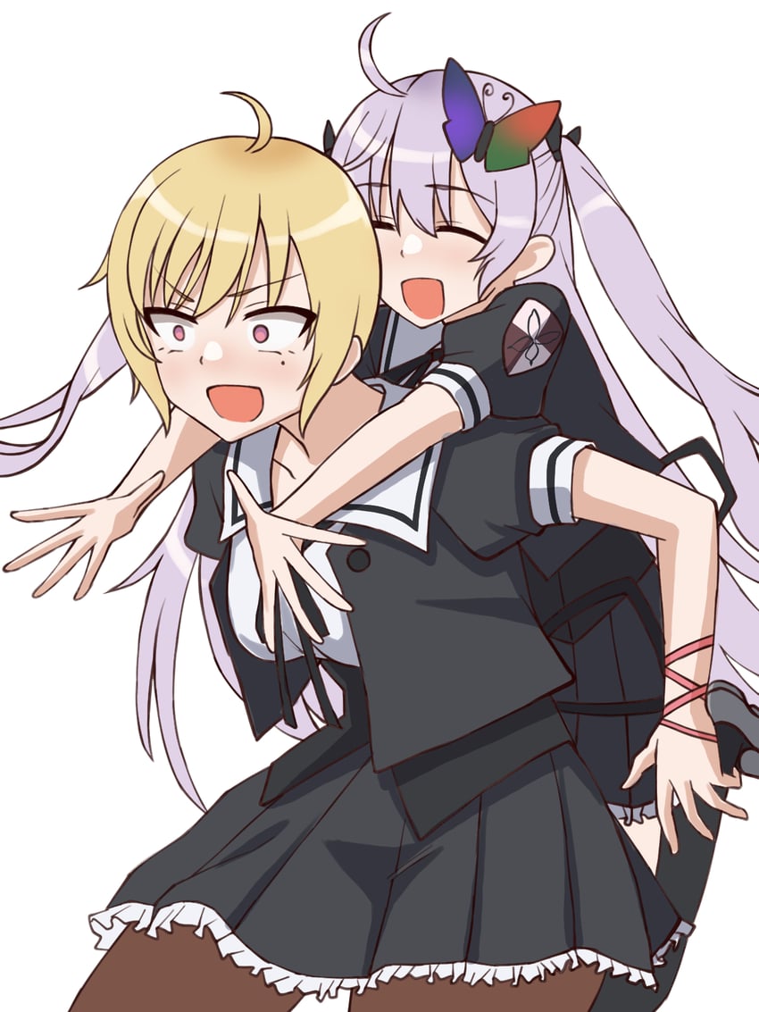imagawa homare and seike tomoyo (assault lily) drawn by yuhana_(lily_yuhana)