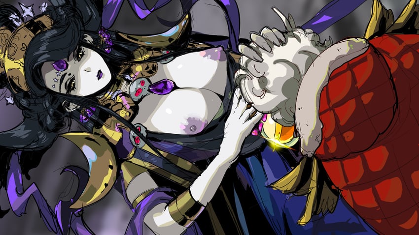 nyx and hypnos (hades and 1 more) drawn by pd_(pdpdlv1)