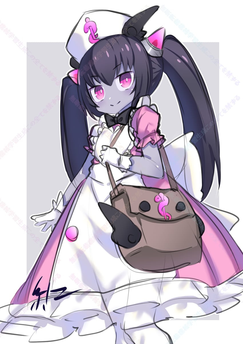 chrome (mon-musu quest! and 1 more) drawn by ben1shoga