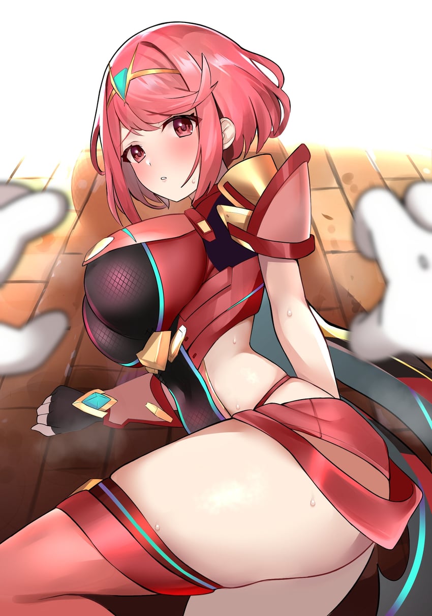 pyra (xenoblade chronicles and 1 more) drawn by enishi96