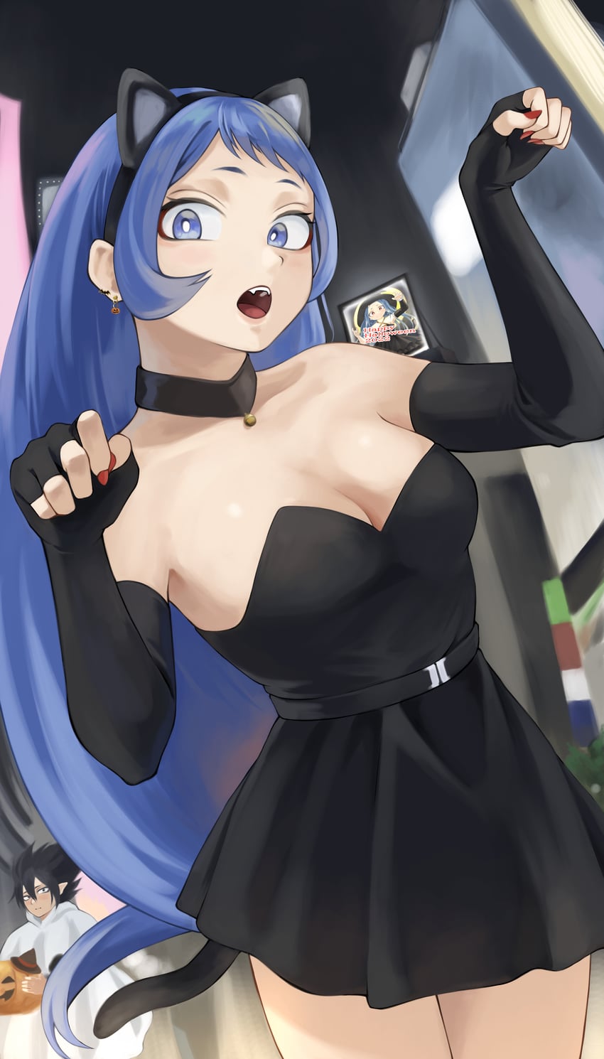 hado nejire, eri, and amajiki tamaki (boku no hero academia) drawn by fengling_(furin-jp)