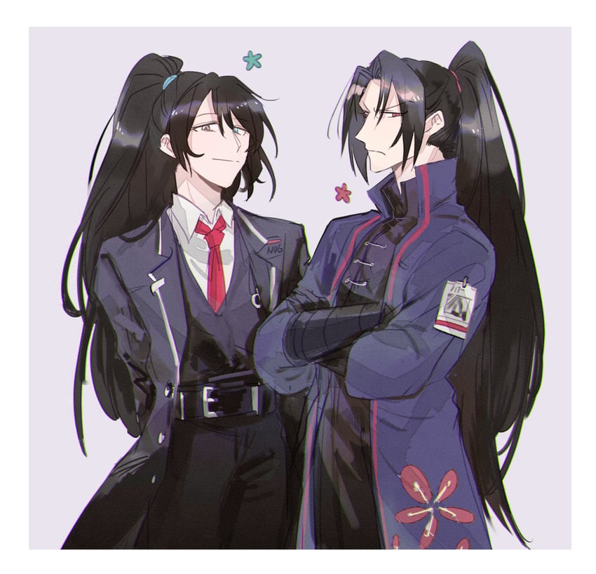 hong lu and jia huan (project moon and 1 more) drawn by ko_bammm