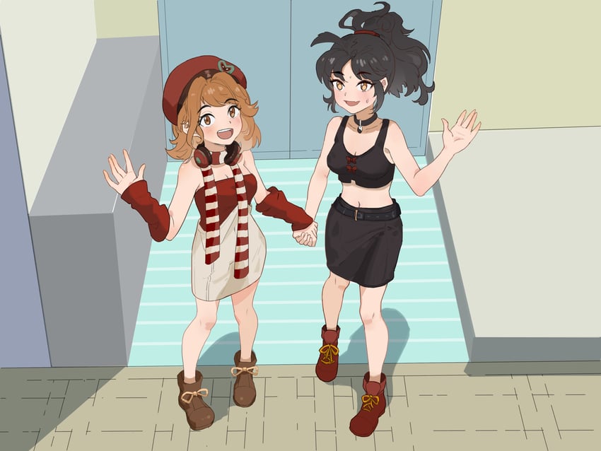 an-an lee and regulus (reverse:1999) drawn by pale_laomo